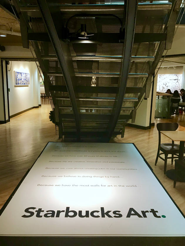 Starbucks Art Plaque